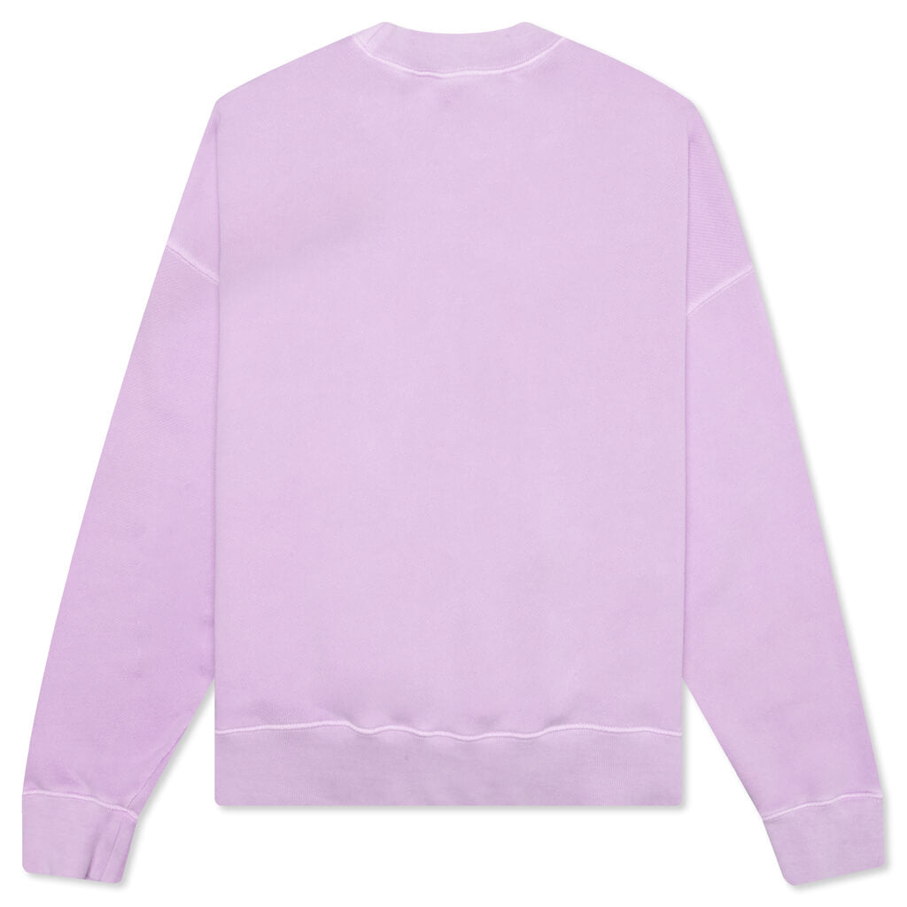 GD Curved Logo Crewneck - Lilac/Black