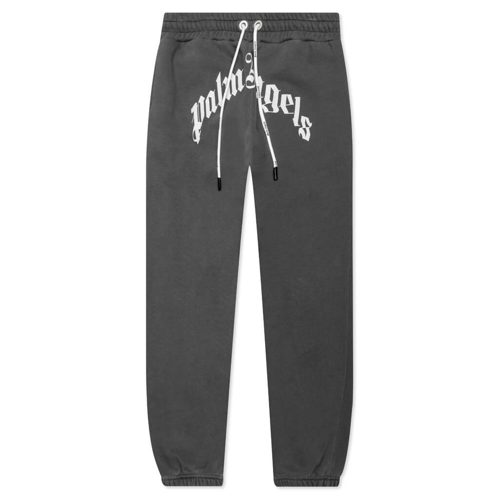 GD Curved Logo Sweatpants - Black/White