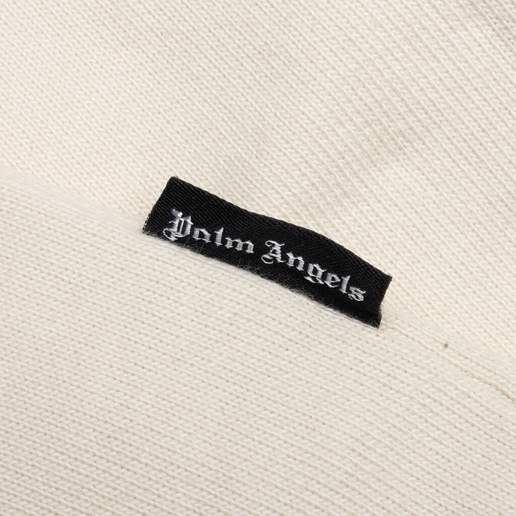 GD Glittered Logo Crewneck - Off-White/Black