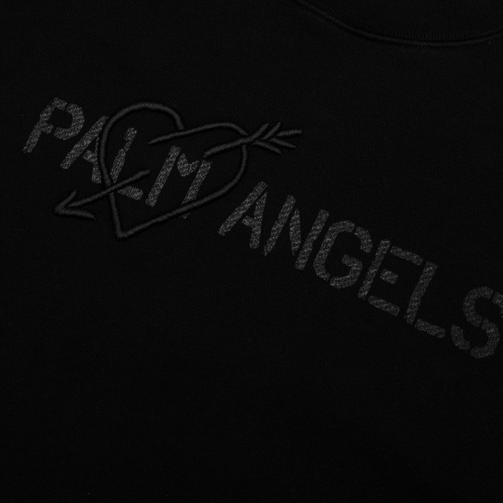 GD Pierced Heart Crew - Black/Black