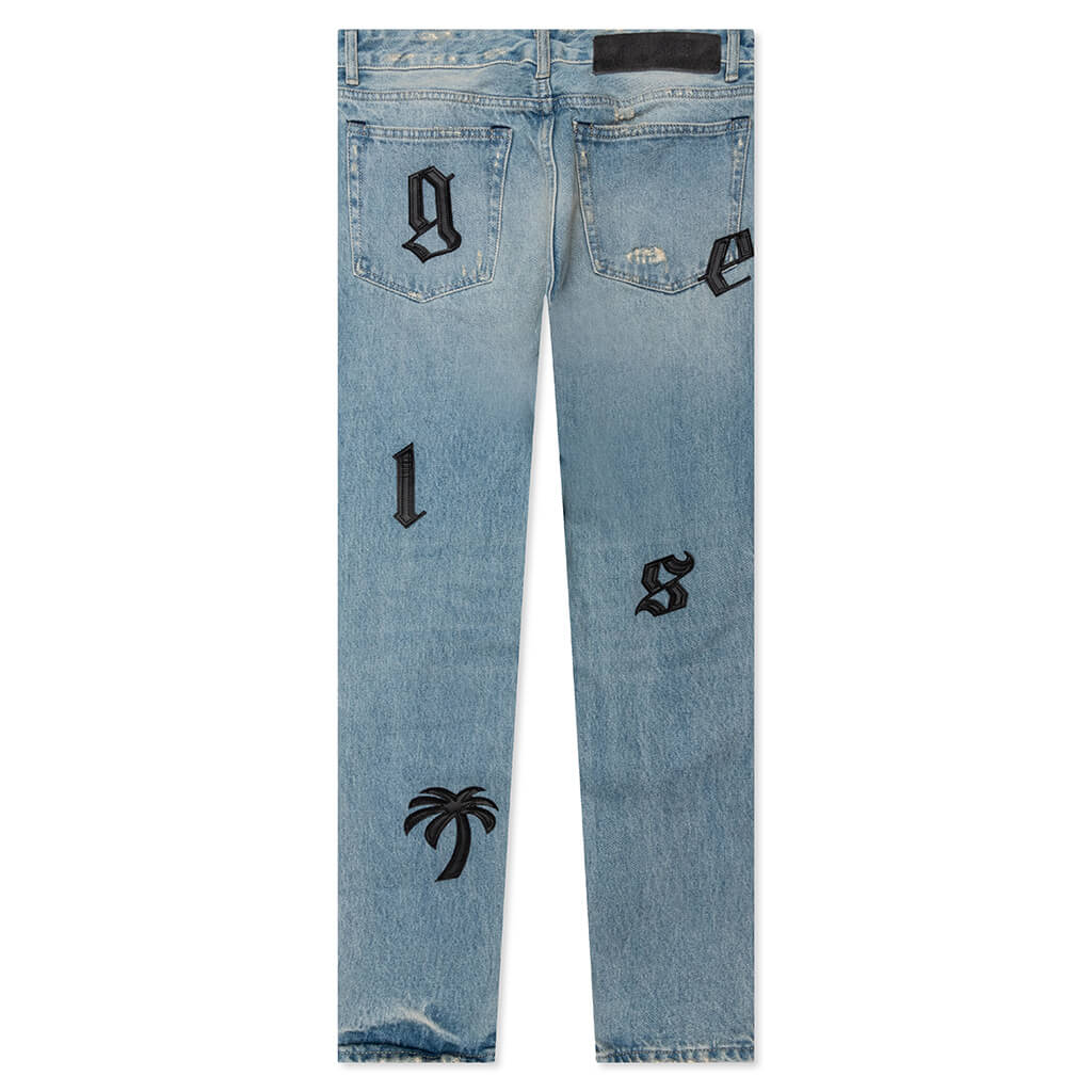 I Logo Patch Classic 5 Pock - Blue/Black