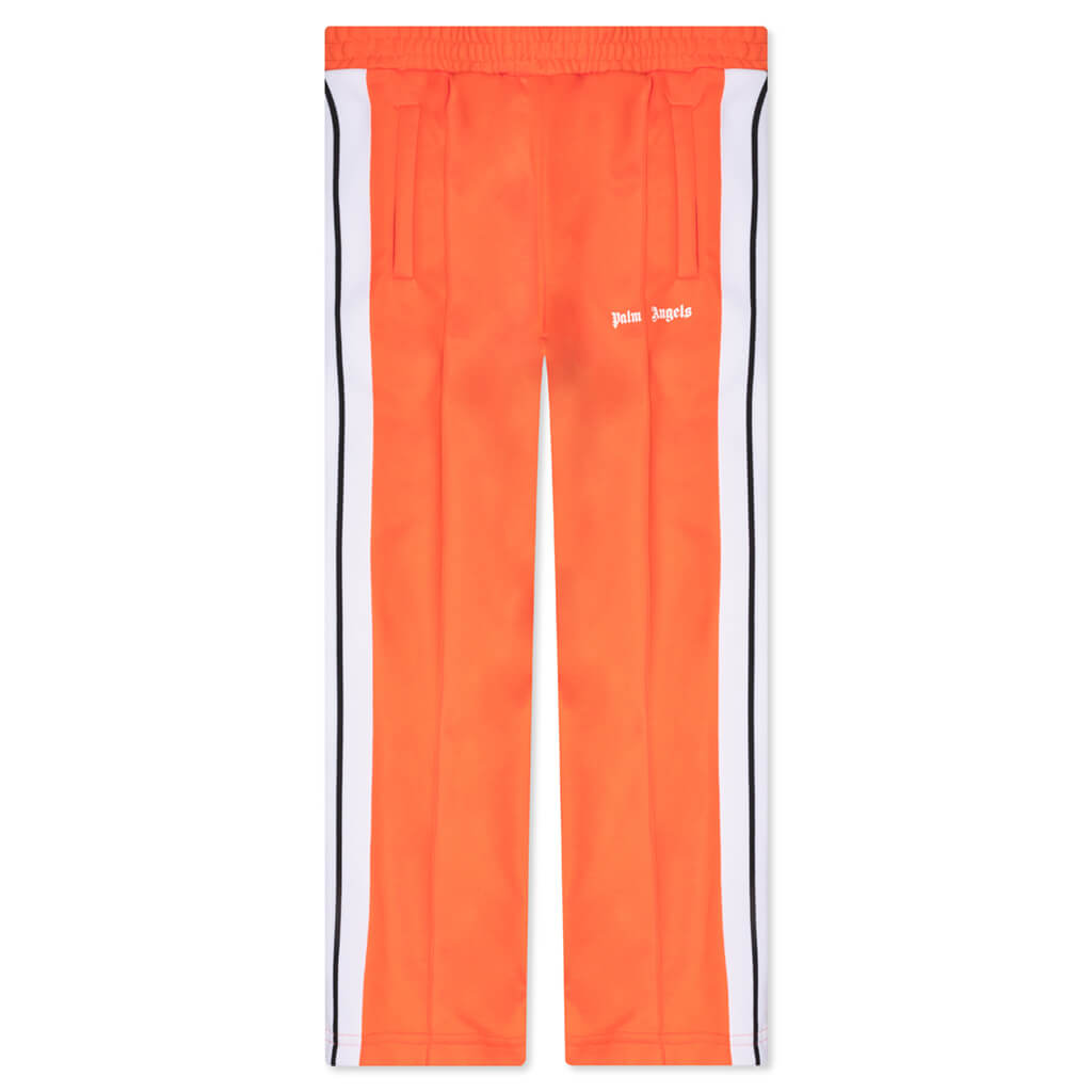 Kid's Logo Track Pants - Orange/White