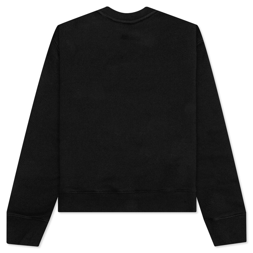 Kids Classic Overlogo Crewneck - Black/White