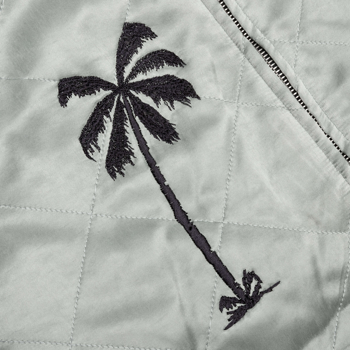 Life Is Palm Souvenir Jacket - Grey/Black