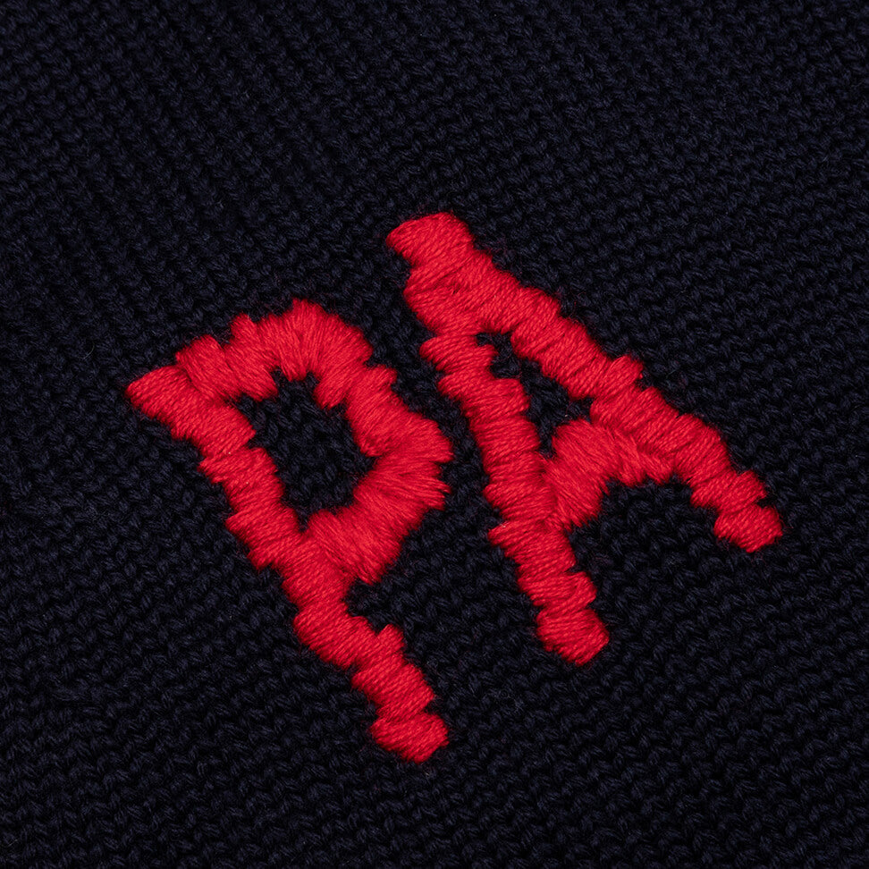 PA Bear Cardigan - Black/Brown