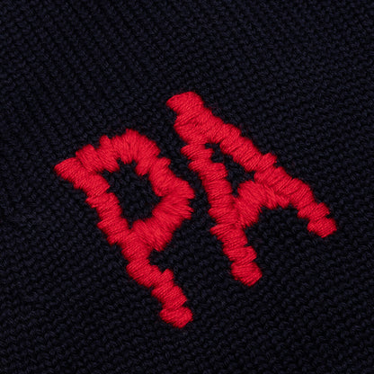 PA Bear Cardigan - Black/Brown