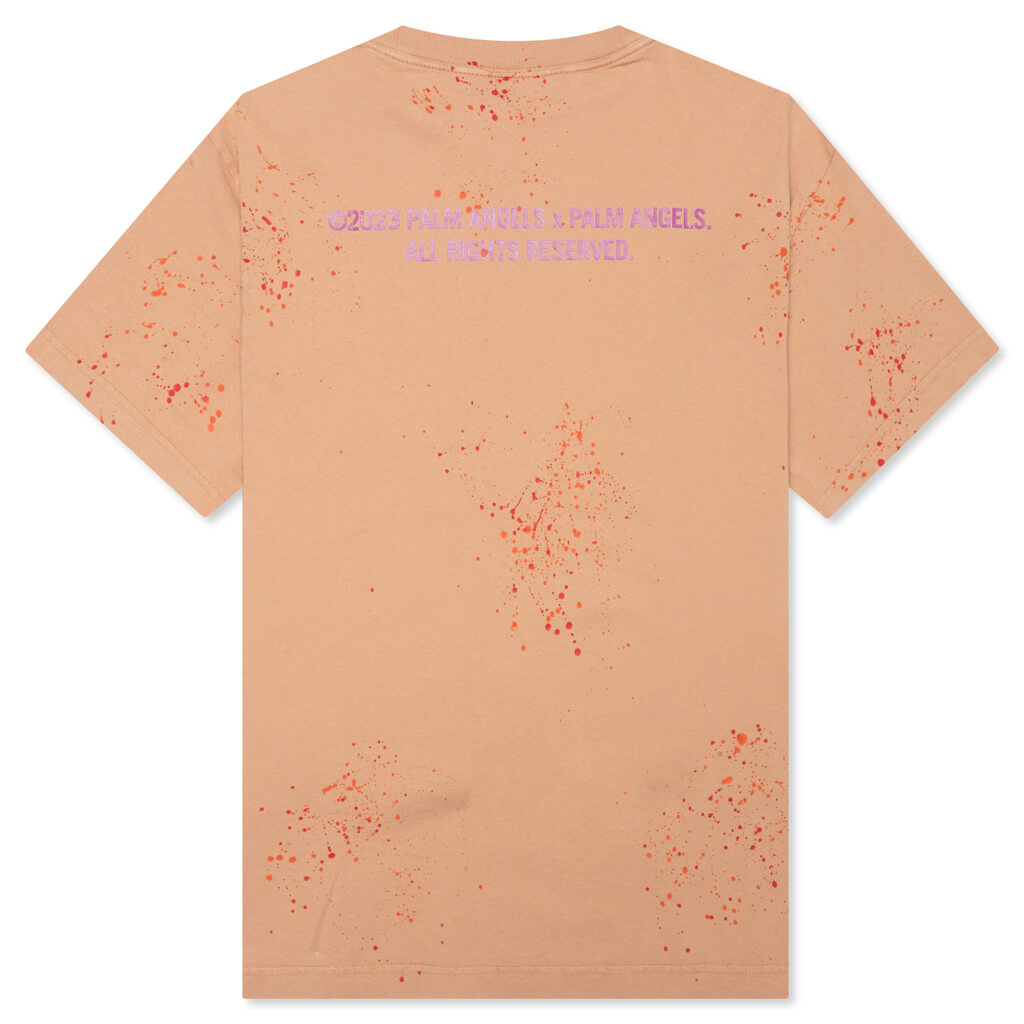 PXP Painted Classic Tee - Camel/Violet