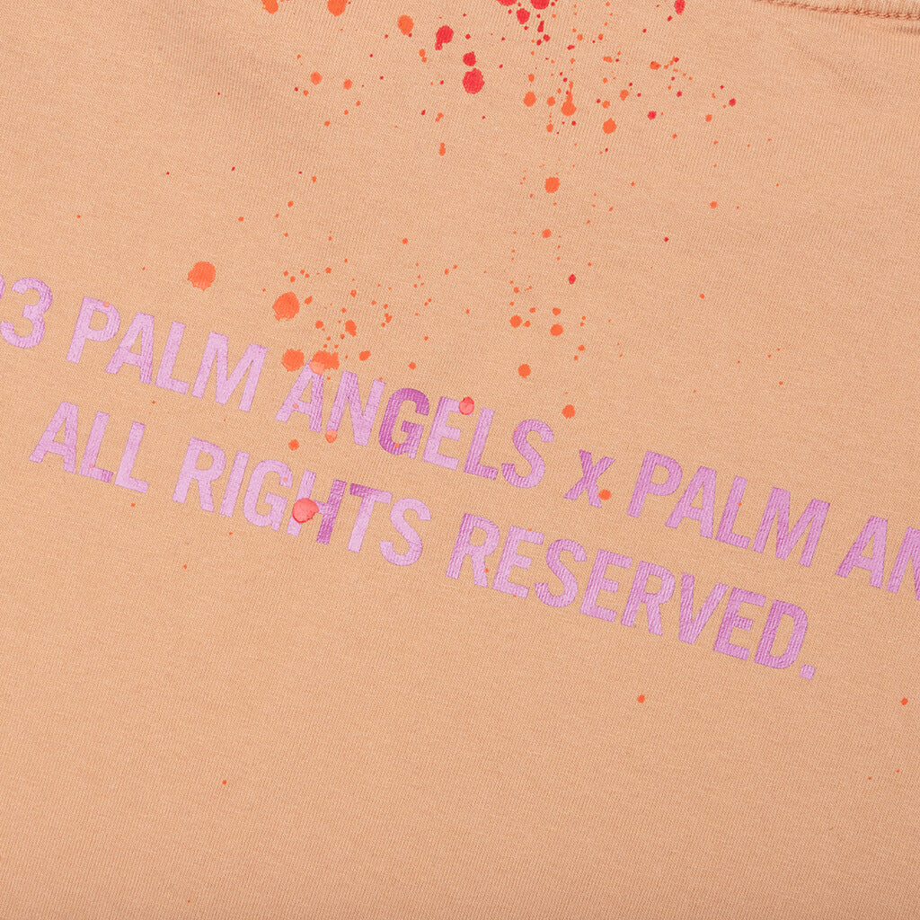 PXP Painted Classic Tee - Camel/Violet