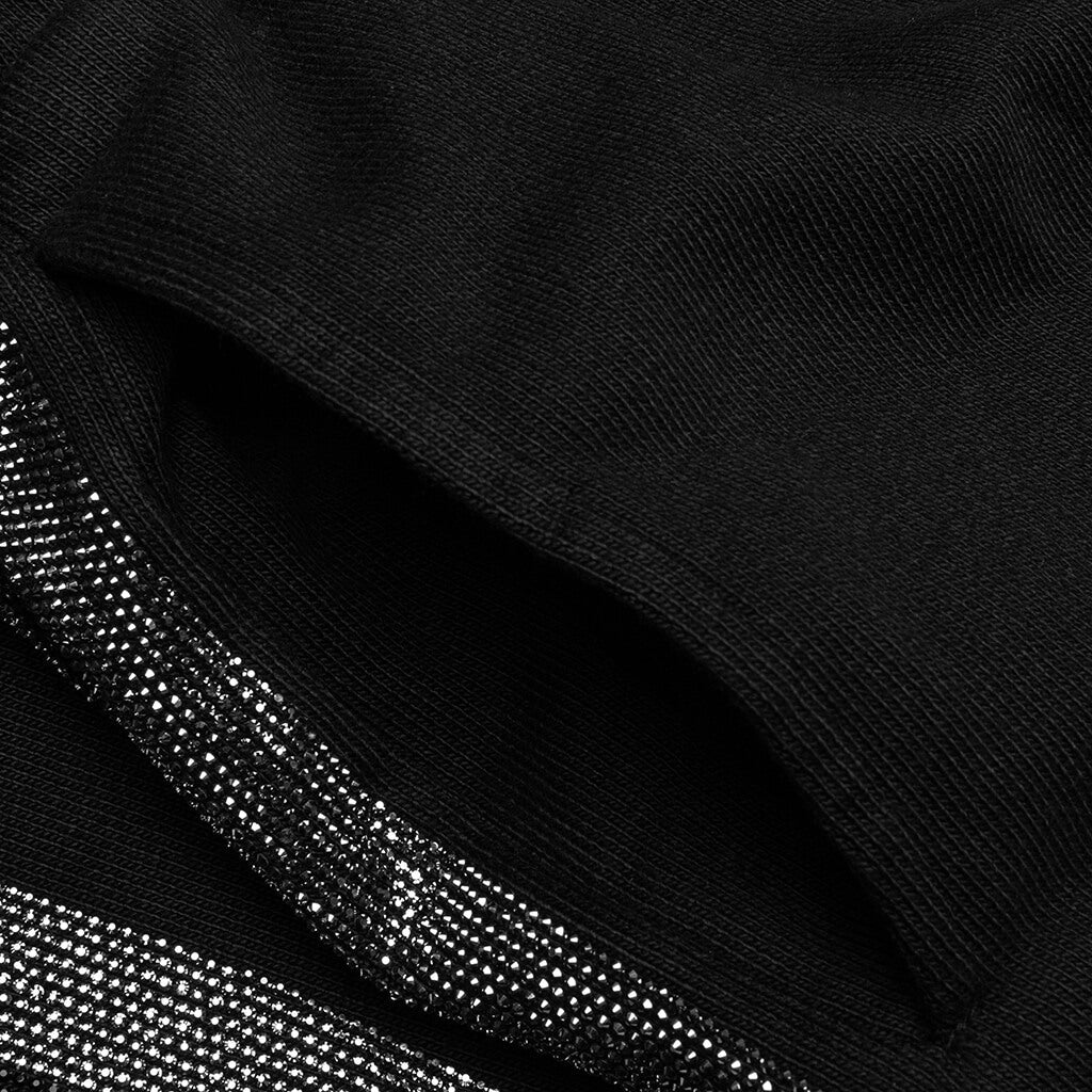 PXP Shiny Sweatpants - Black/Silver