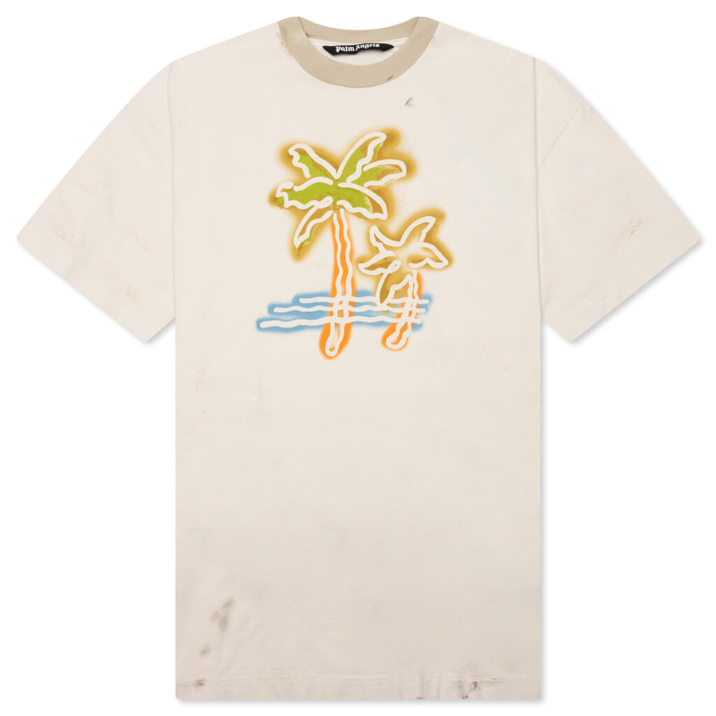 Palm Neon Tee - Off White