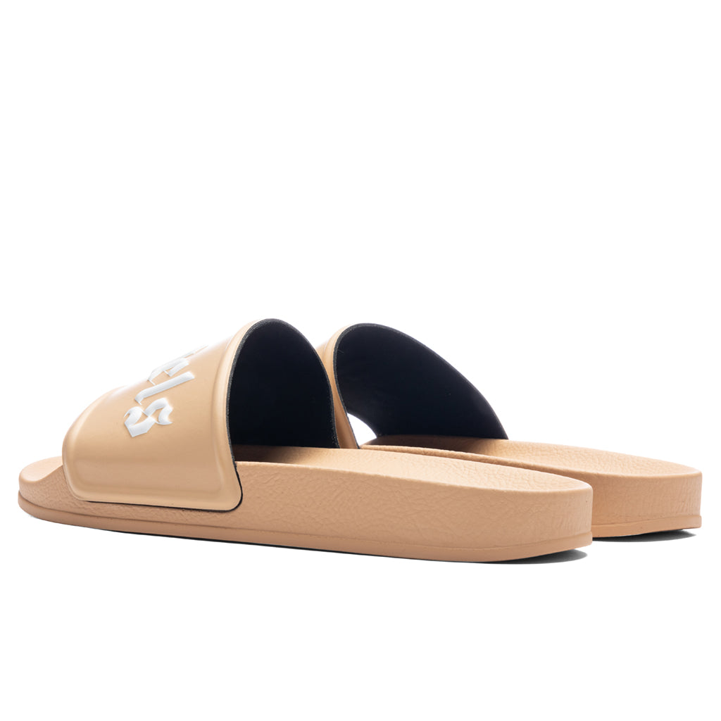 Pool Slider - Brown/White