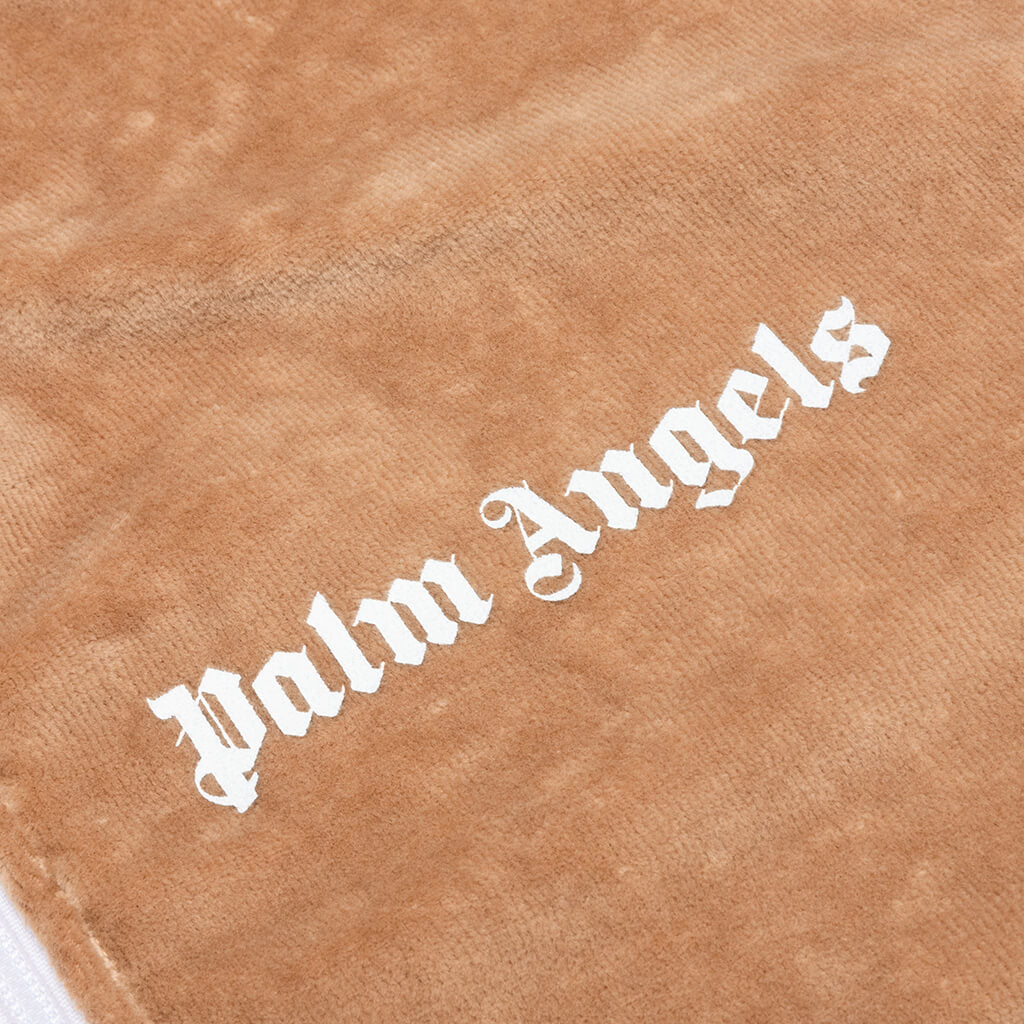 Rainbow Chenille Classic Track Jacket - Brown/White