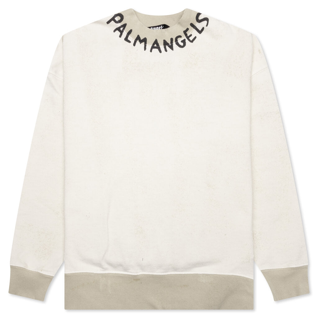 Seasonal Logo Vintage Crewneck - White/Black