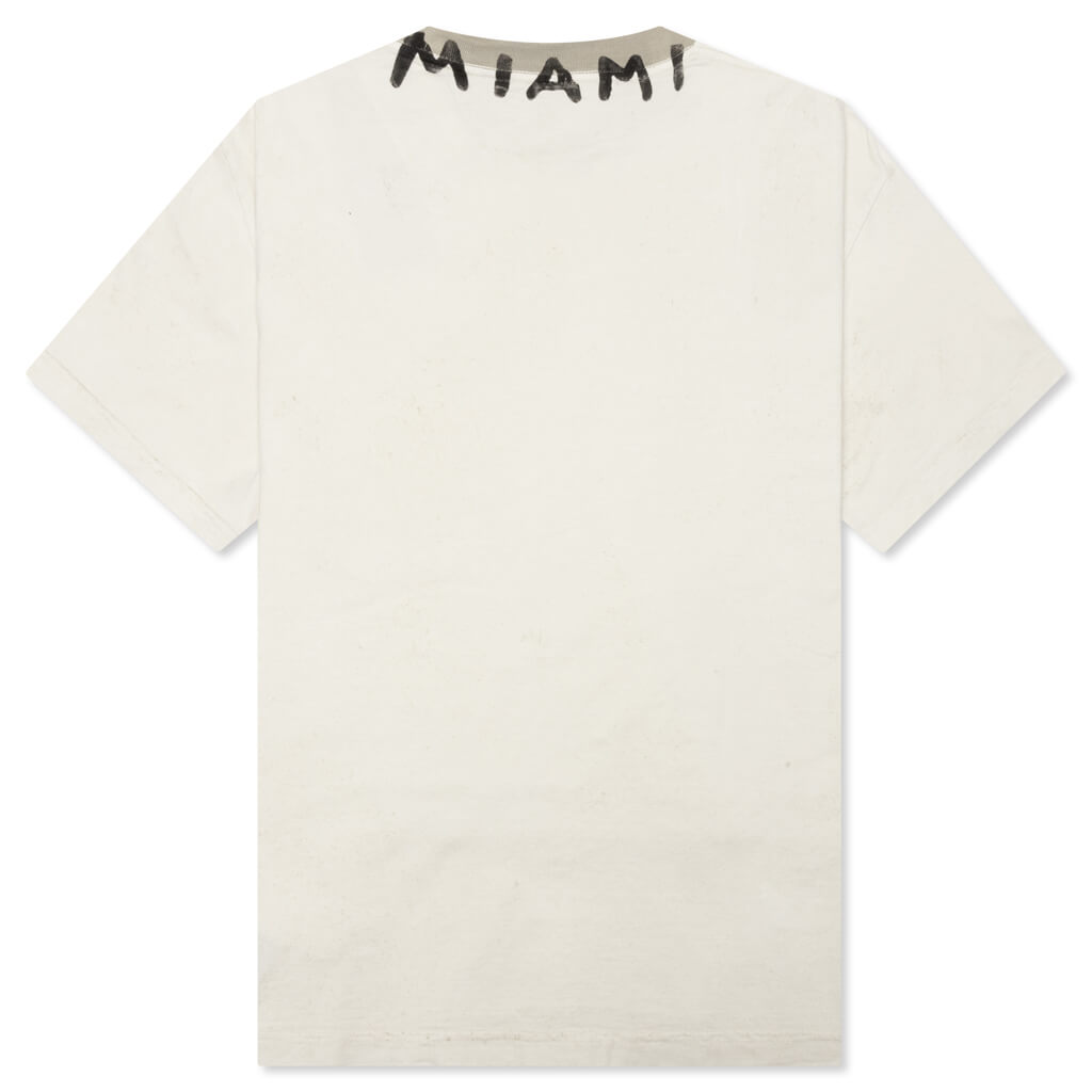 Seasonal Logo Vintage Tee - White/Black