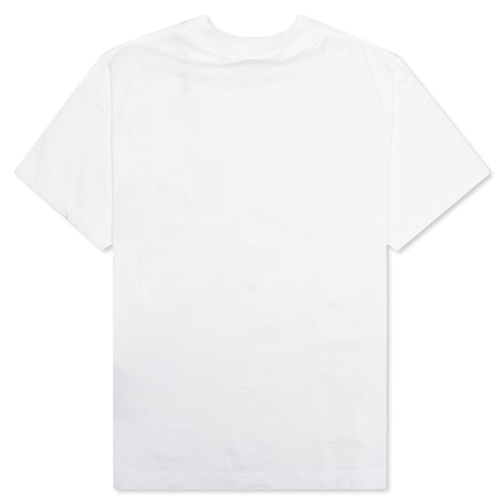 The Palm Classic Tee - White/Fuchsia