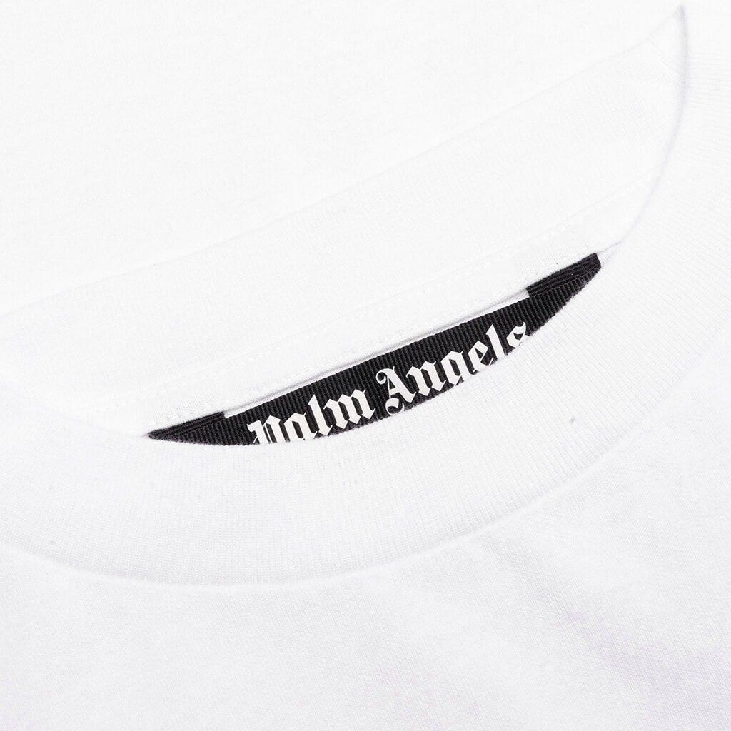 The Palm Classic Tee - White/Fuchsia