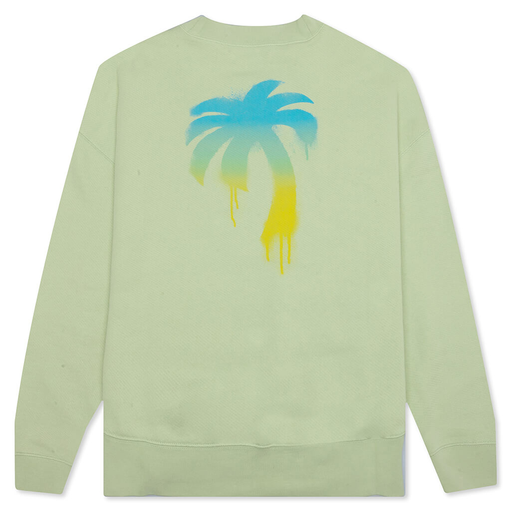The Palm Crew Back Print - Mint Green