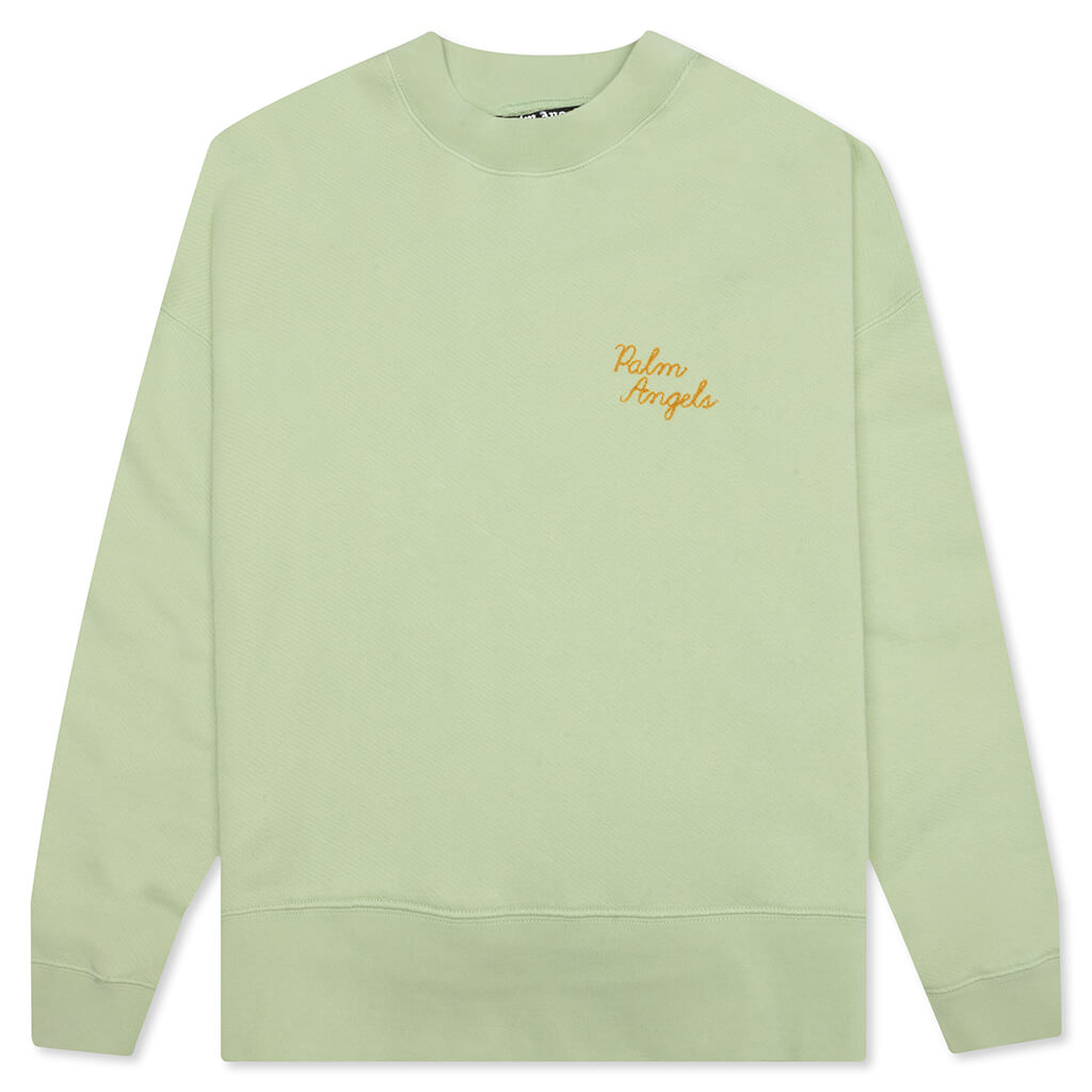 The Palm Crew Back Print - Mint Green