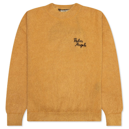 The Palm Sweater Intarsia - Beige/Yellow
