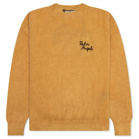 The Palm Sweater Intarsia - Beige/Yellow