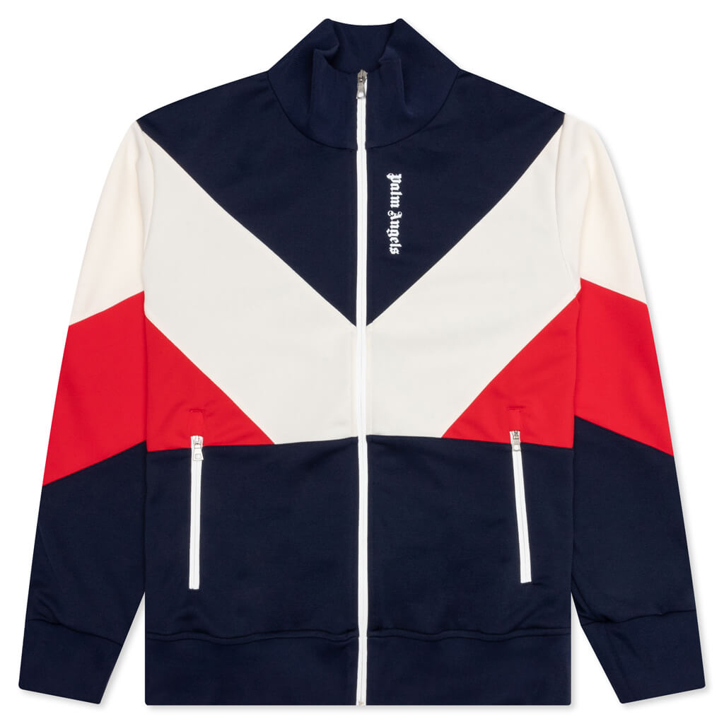 V Colorblock Track Jacket - Navy Blue