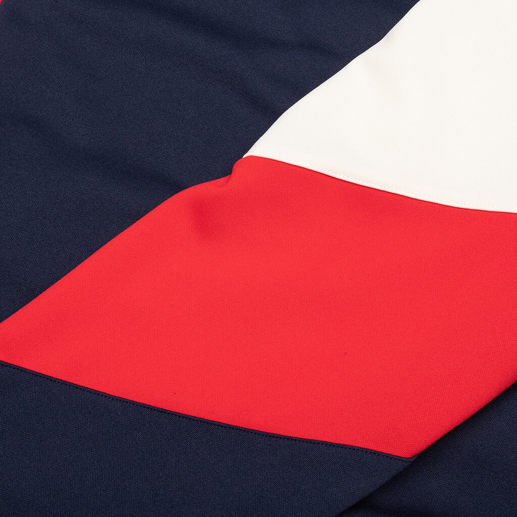 V Colorblock Track Jacket - Navy Blue