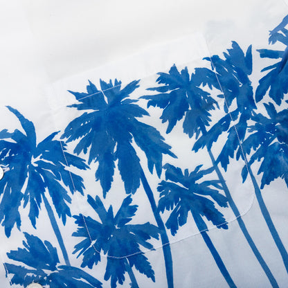 Palm Tree Hawaiian S/S Shirt - Blue
