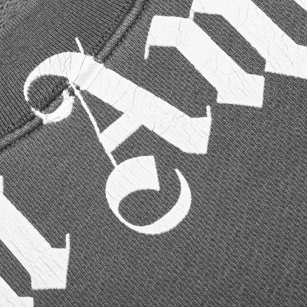 GD Curved Logo Crew - Black/White