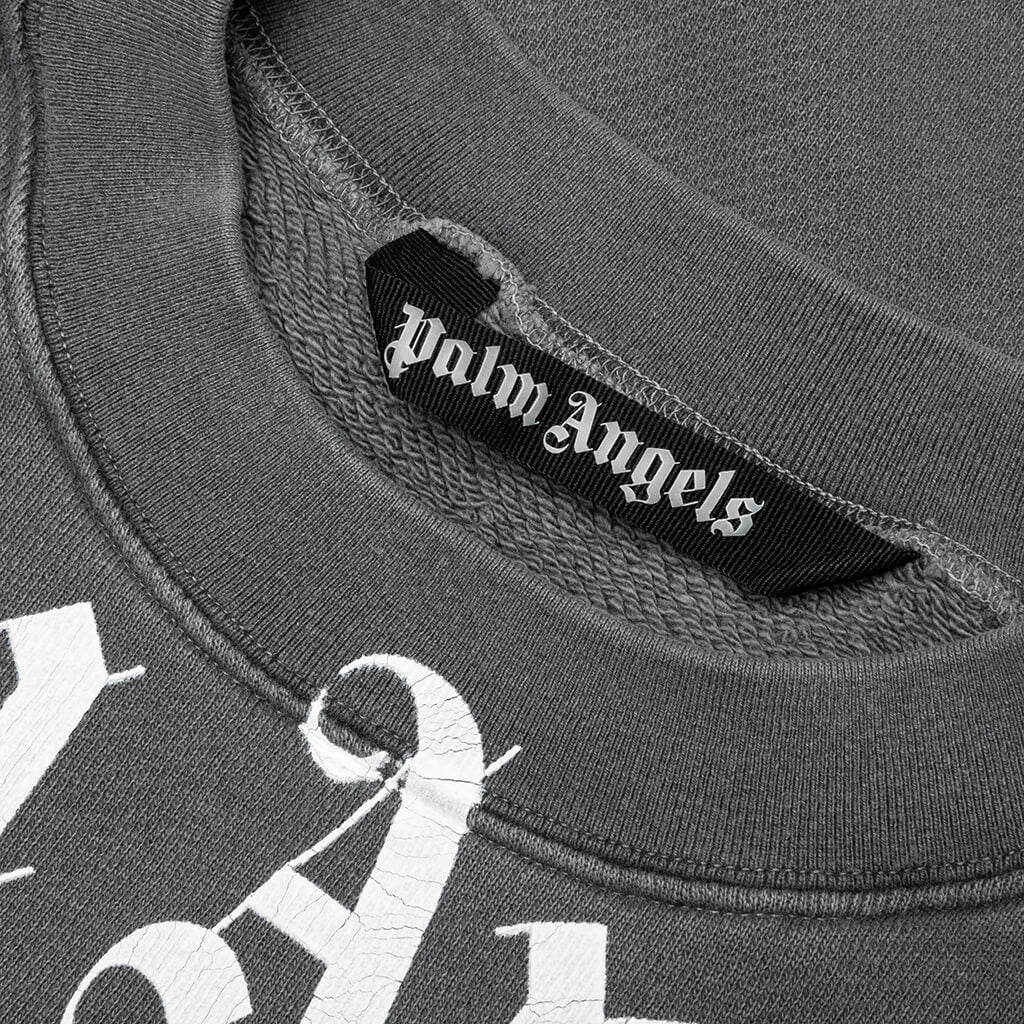 GD Curved Logo Crew - Black/White