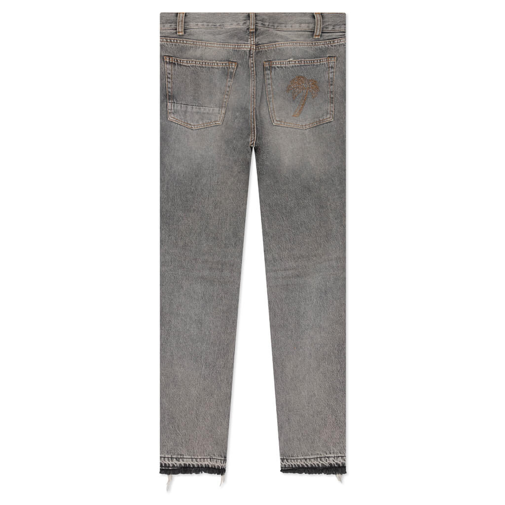 Slim 5 Pockets Denim - Light Grey