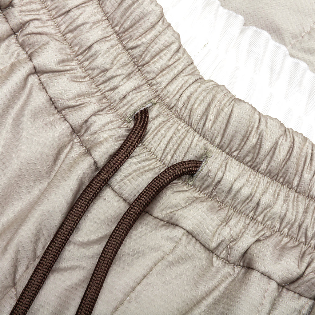 Pleaded Padded Pants - Sand
