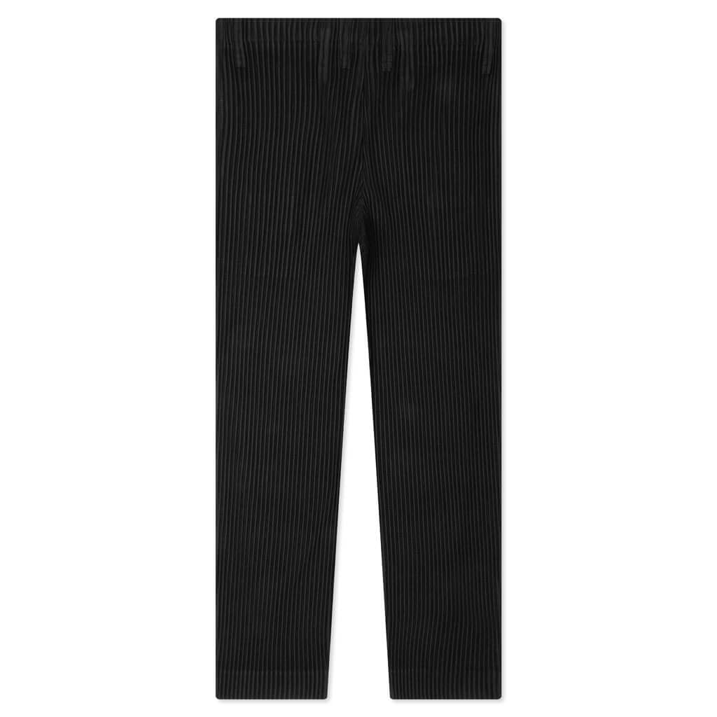 Straight Basics Pants - Black