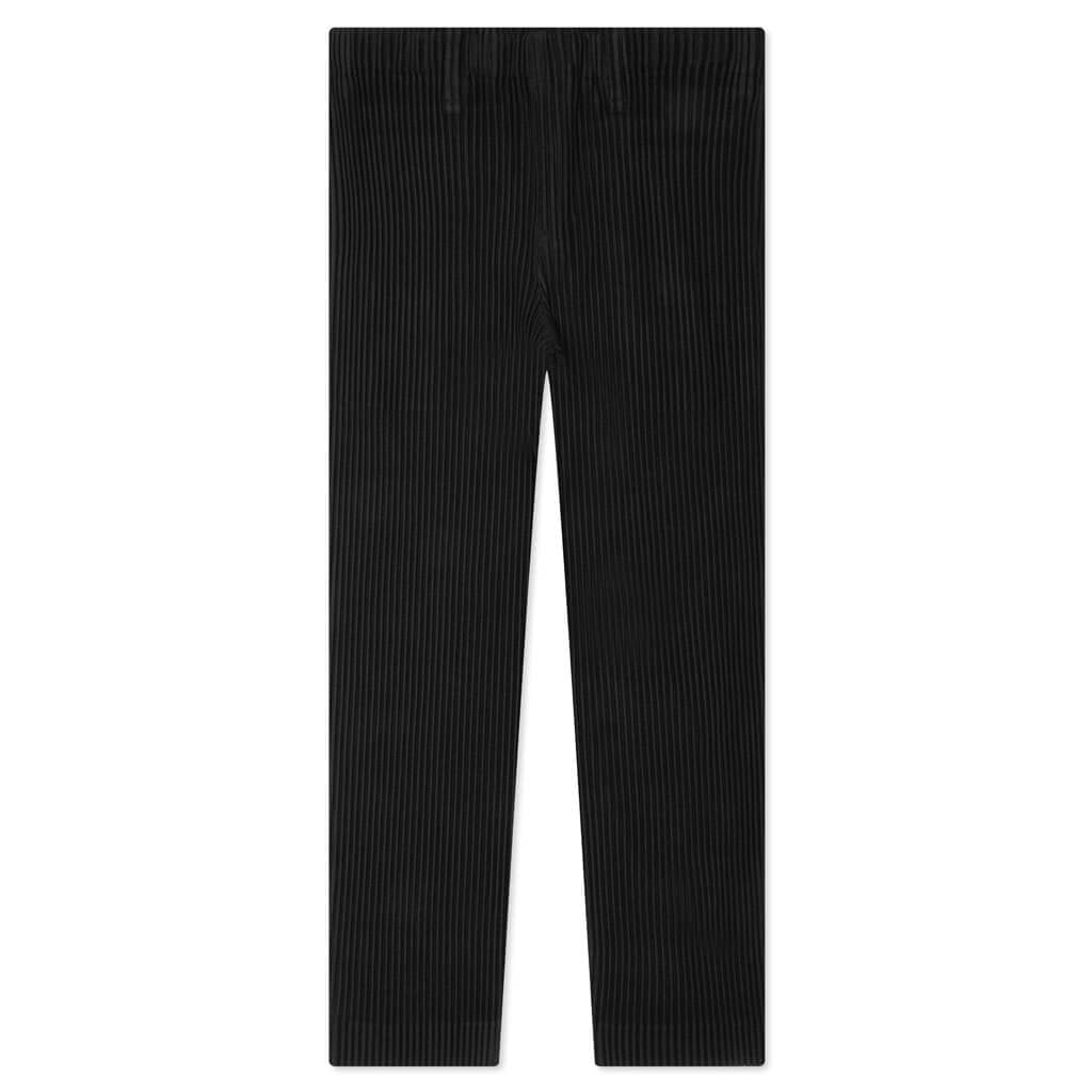 Straight Basics Pants - Black
