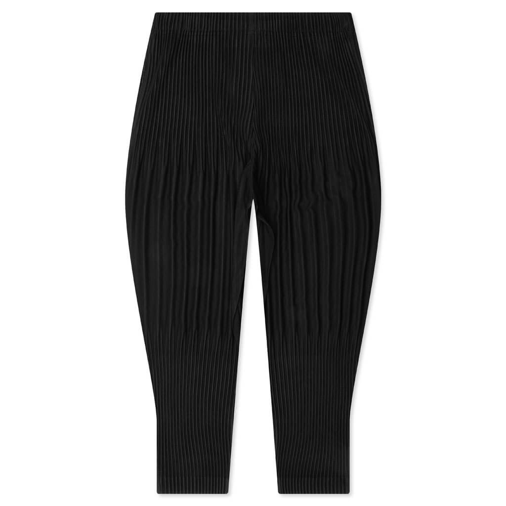 Relaxed Pleat Basics Pants - Black