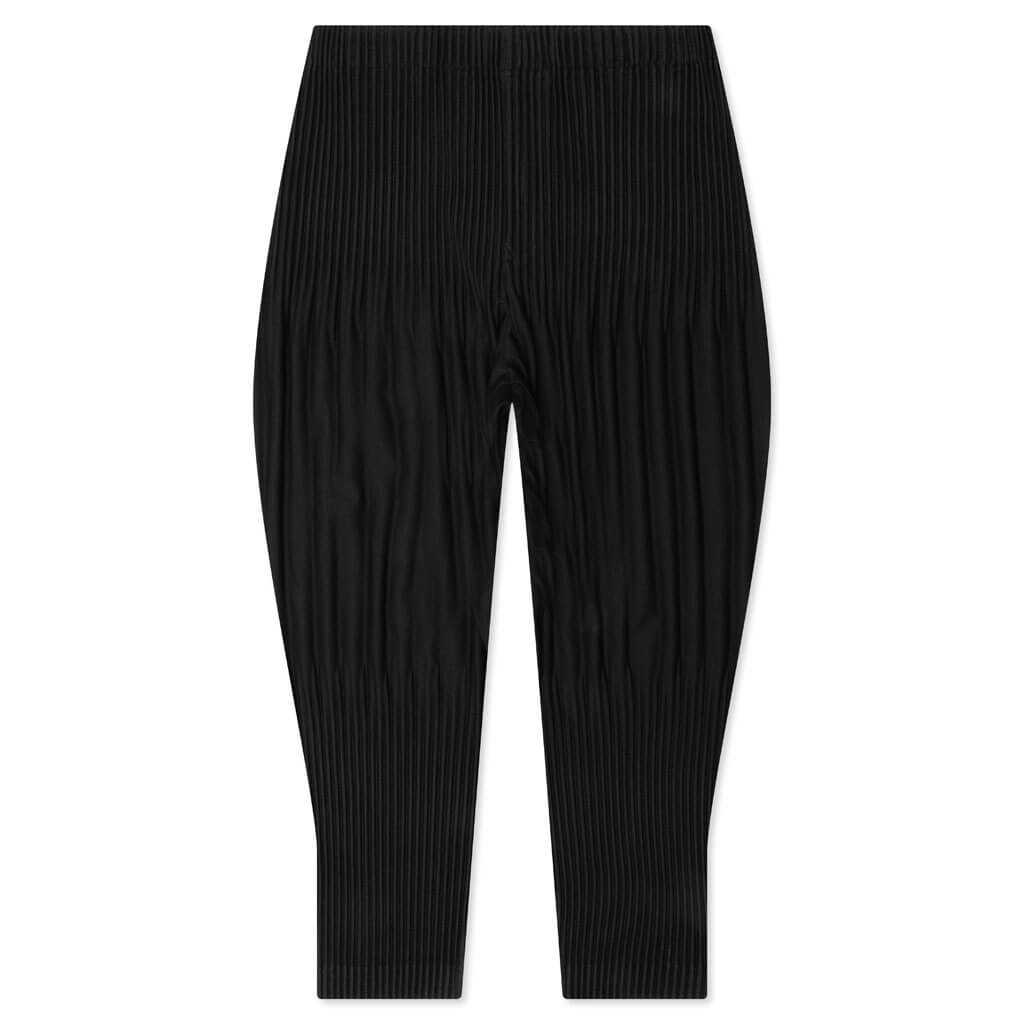 Relaxed Pleat Basics Pants - Black