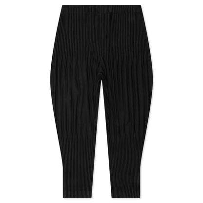 Relaxed Pleat Basics Pants - Black