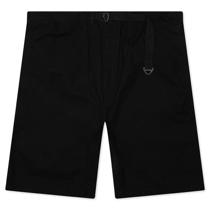 Elasticated Waist Utility Shorts - Black