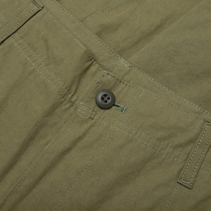 Compact Cotton Cargo Pants - Khaki