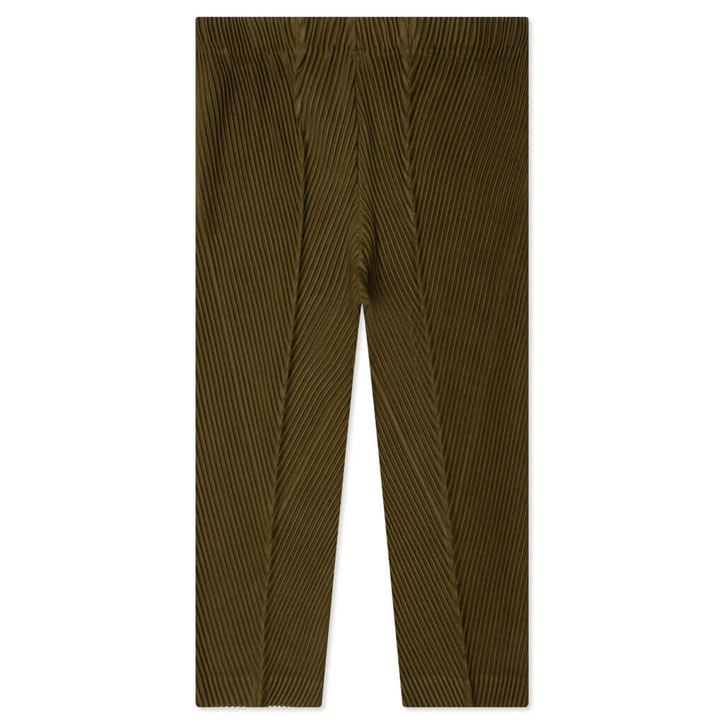Pleats Bottoms - Olive/Khaki