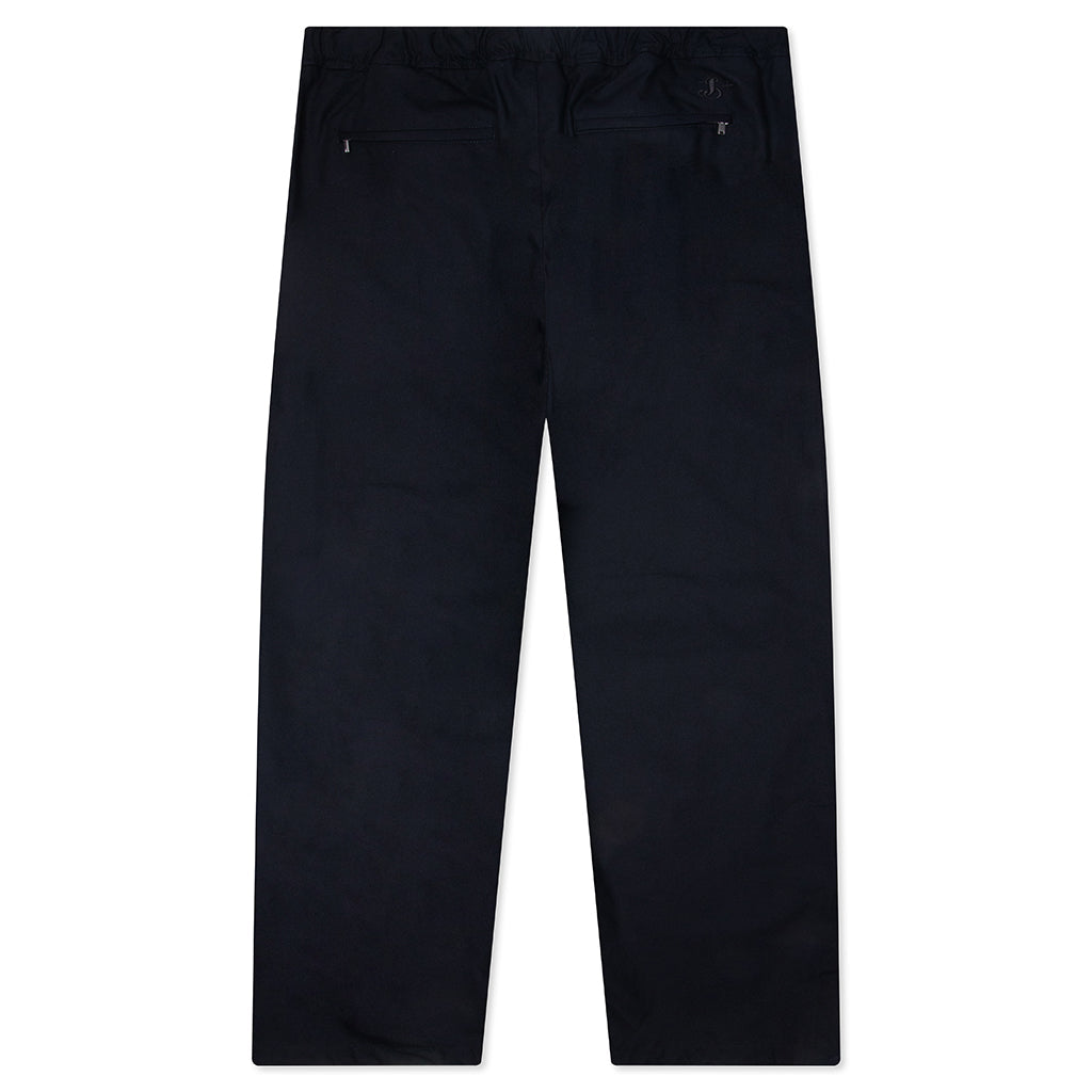 Belted Trousers - Dark Navy
