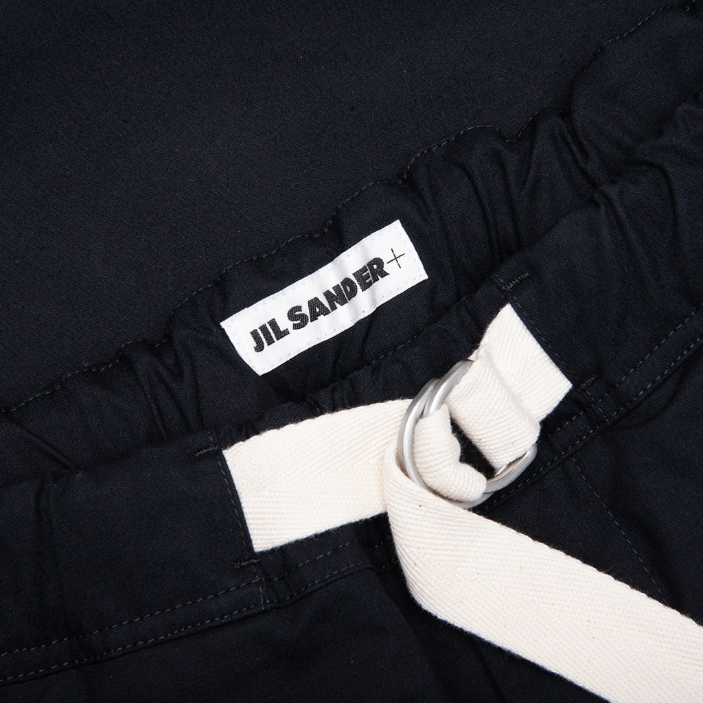 Belted Trousers - Dark Navy