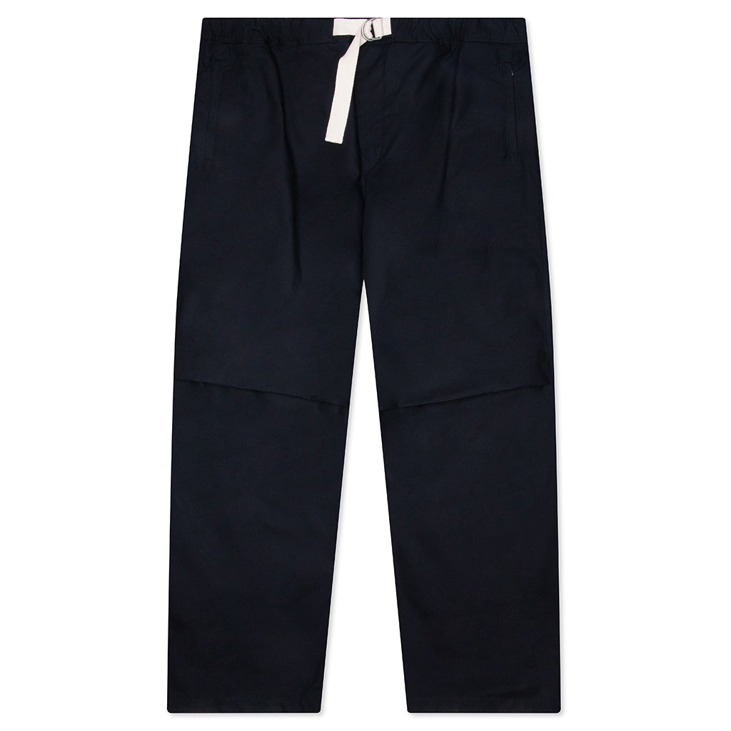 Belted Trousers - Dark Navy