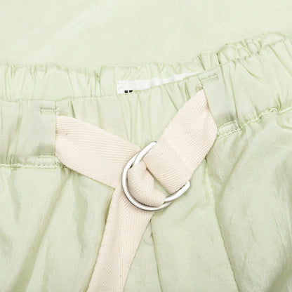 Belted Shorts - Soft Pigment Green