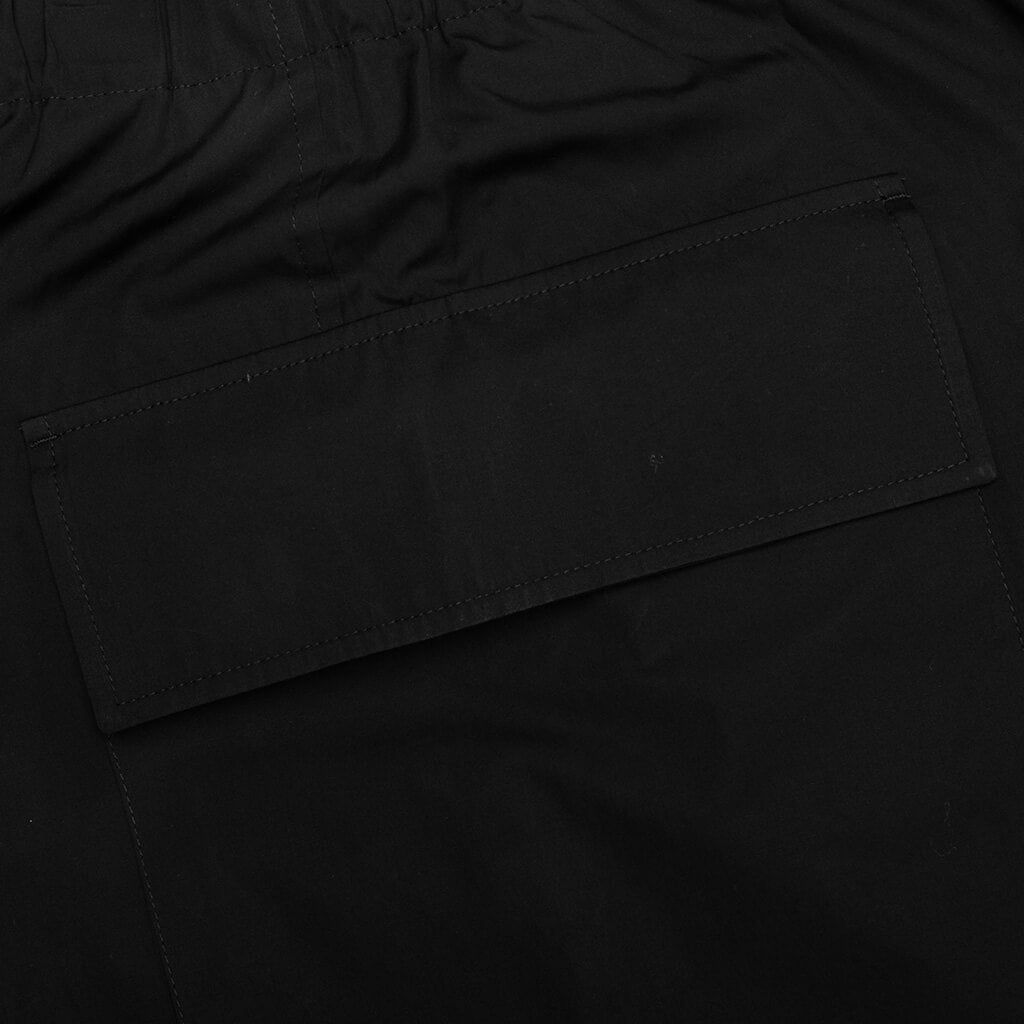 Glass Finish Cotton Poplin 94 Shorts - Black