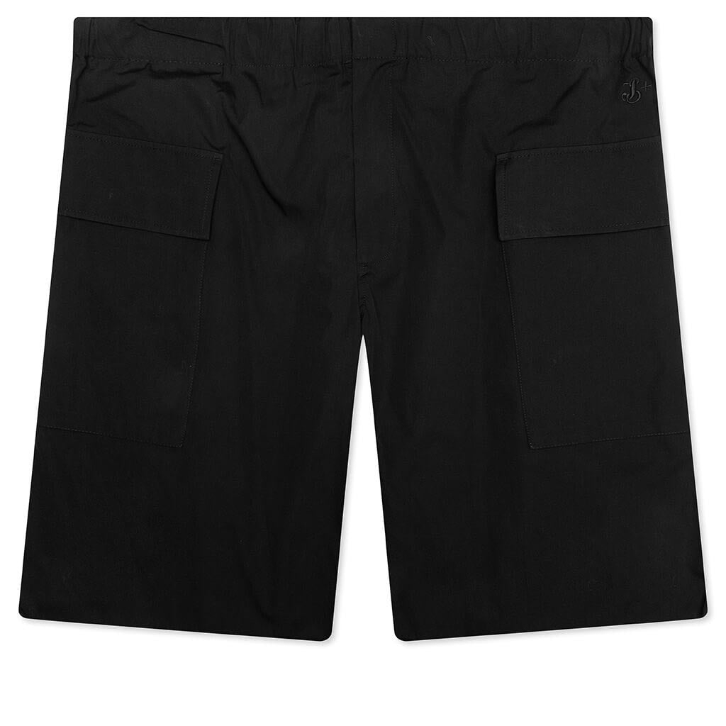 Glass Finish Cotton Poplin 94 Shorts - Black