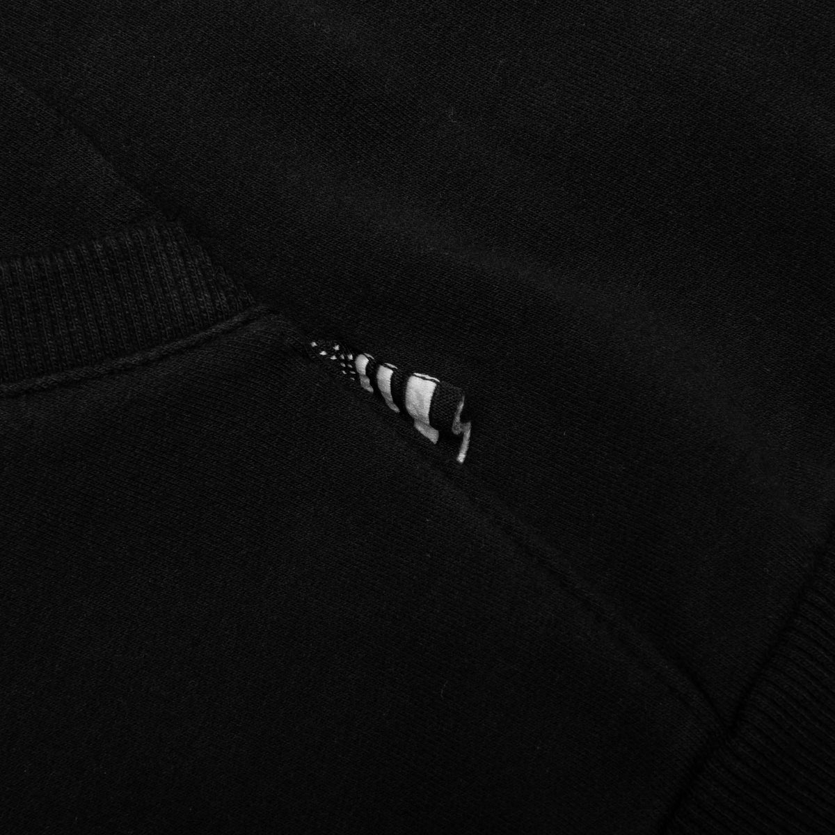 Advanced Garment Dye Solid Hoodie - Black