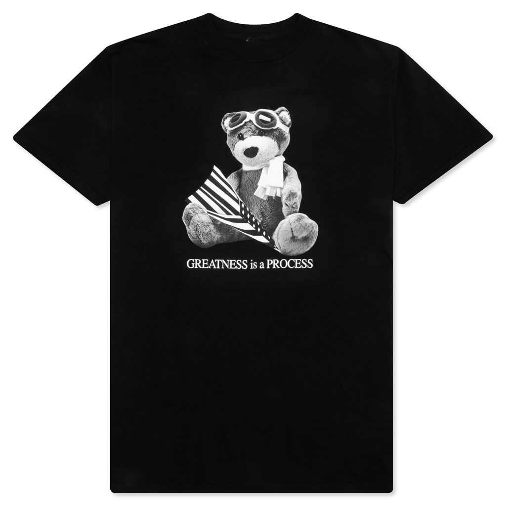 Aviator Bear Tee - Black