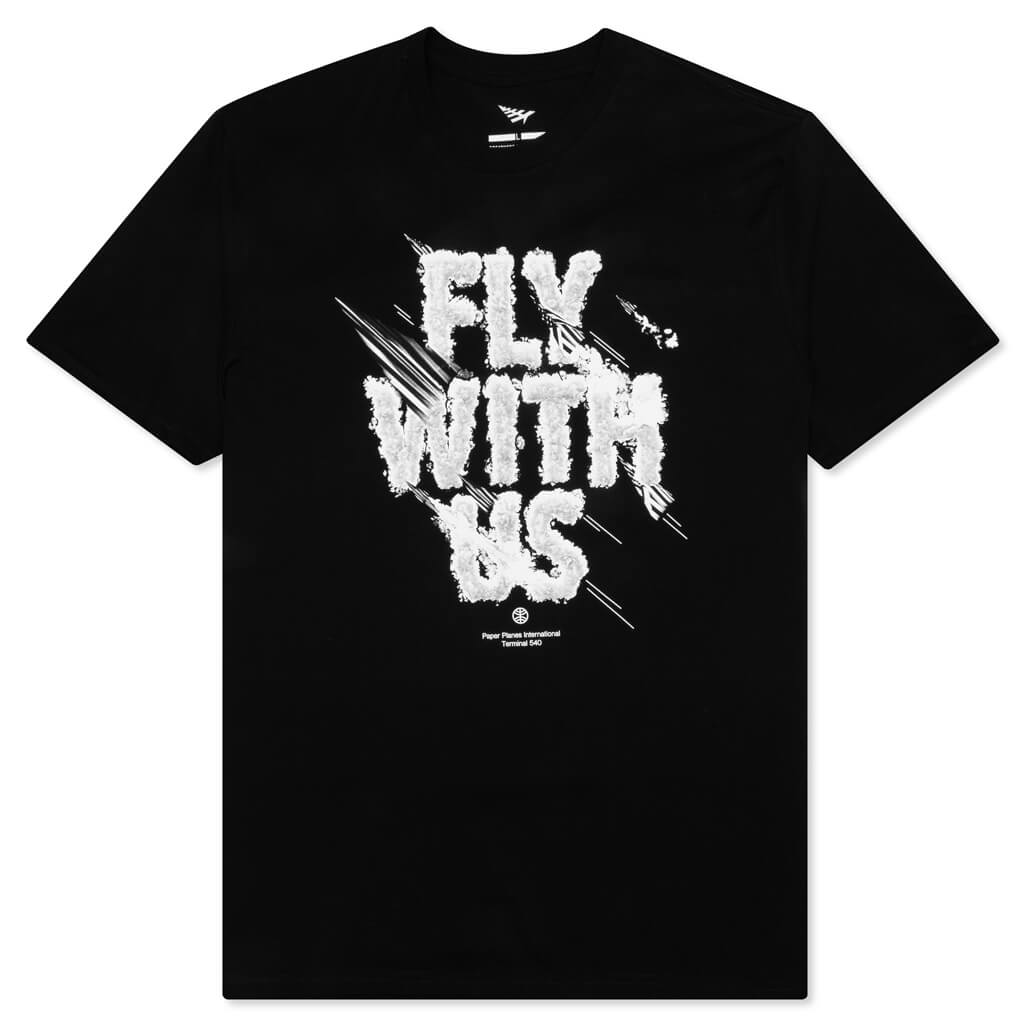 Fly With Us Tee - Black