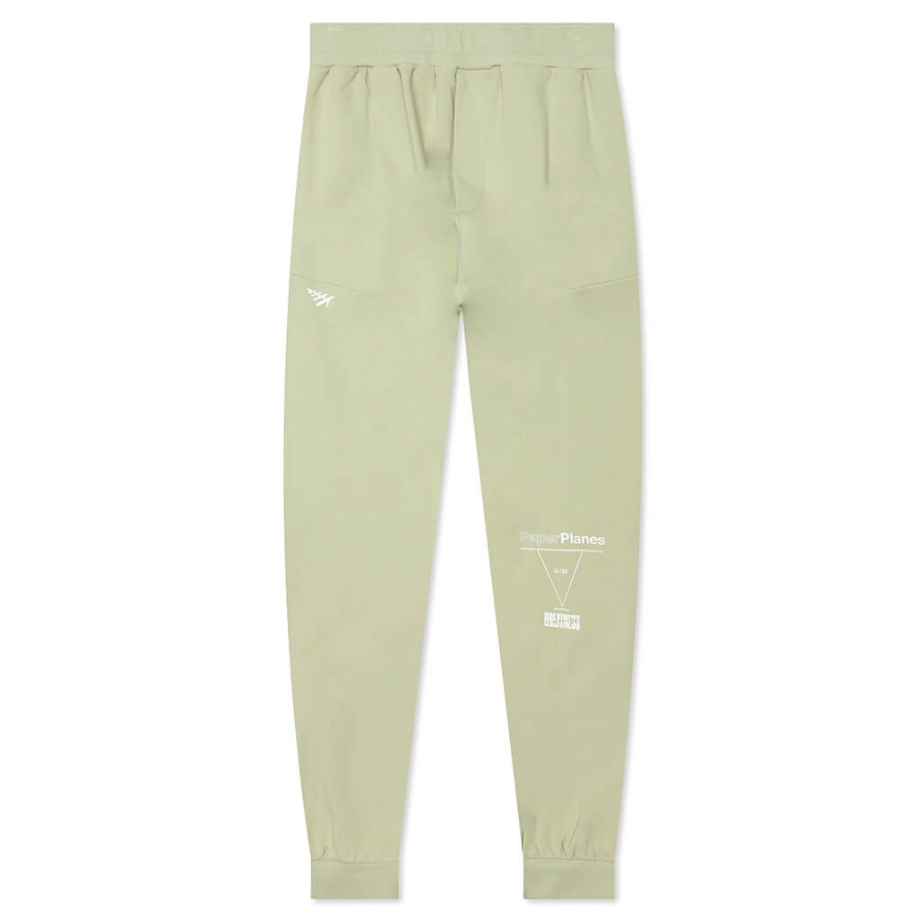 Garment Dyed Fleece Jogger - Sage