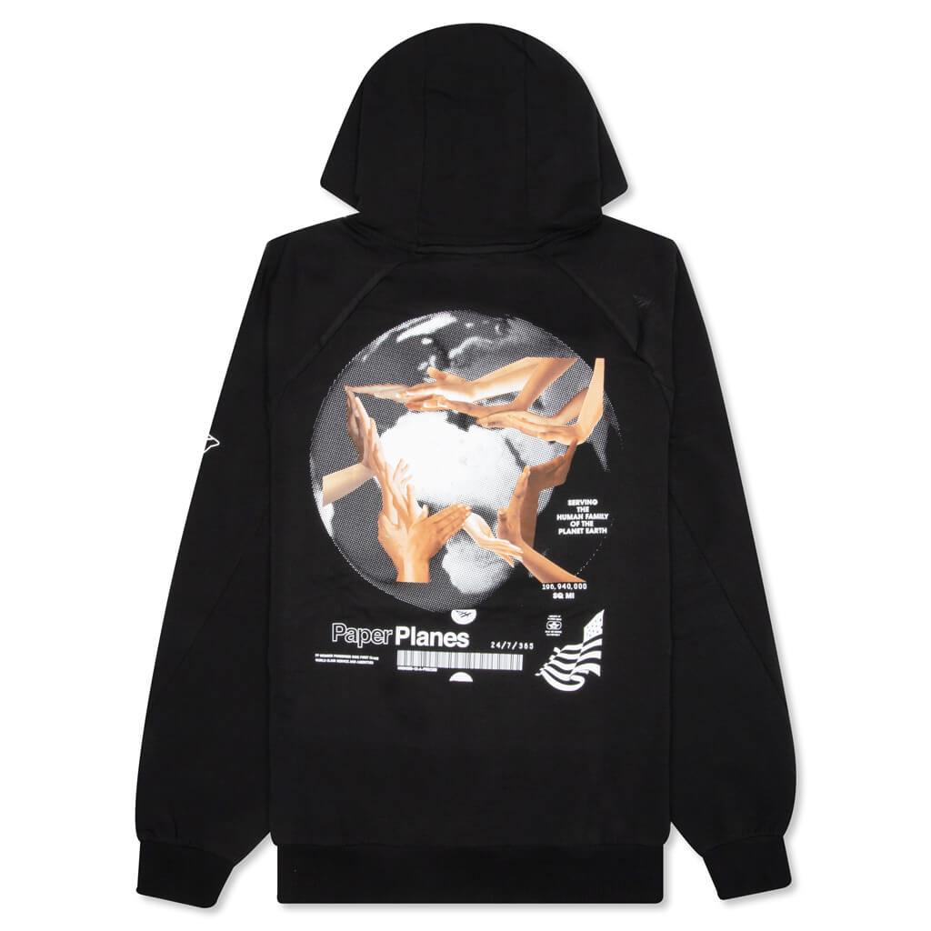 Helping Hands Hoodie - Black